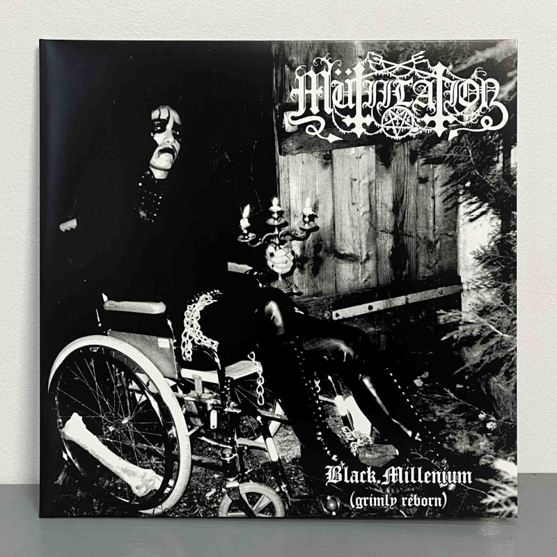 Mutiilation - Black Millenium (Grimly Reborn) LP (Gatefold White/Black Swirl Vinyl) (2022 Reissue)
