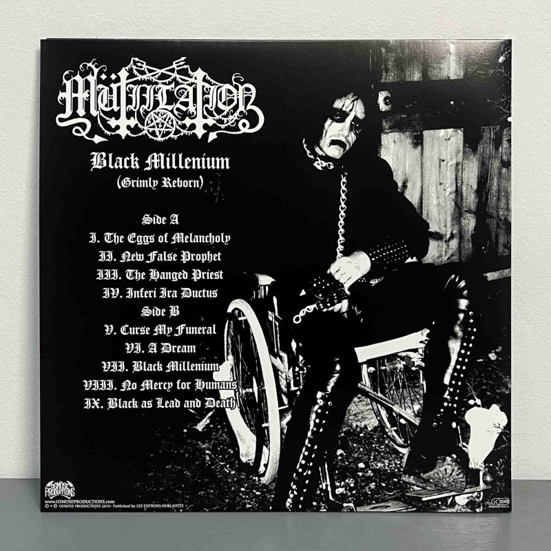 Mutiilation - Black Millenium (Grimly Reborn) LP (Gatefold White/Black Swirl Vinyl) (2022 Reissue)