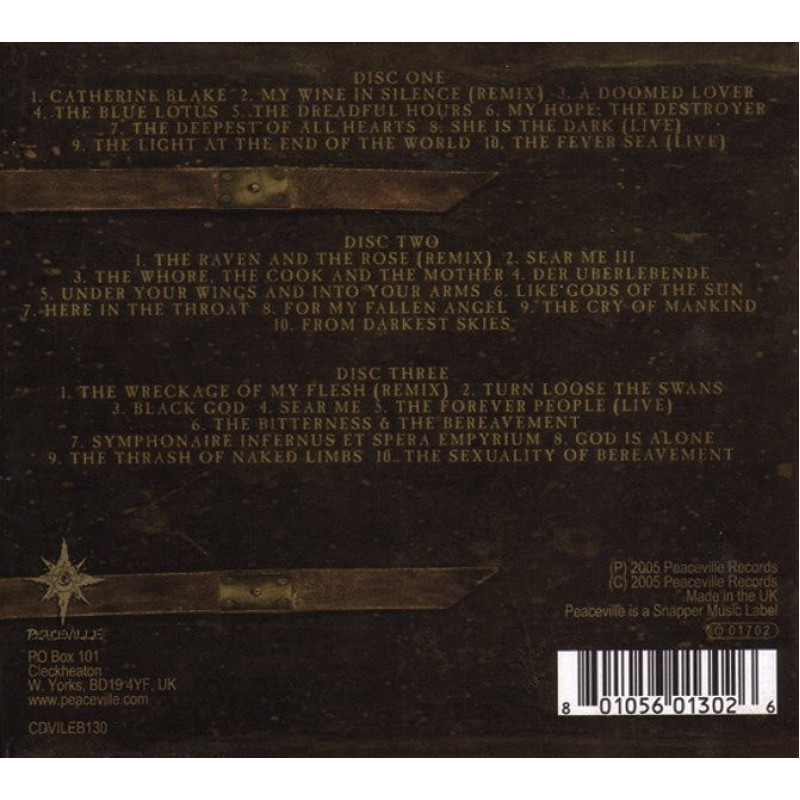 My Dying Bride - Anti-Diluvian Chronicles 3CD Box