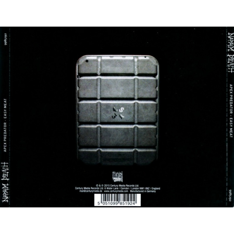 Napalm Death - Apex Predator - Easy Meat CD