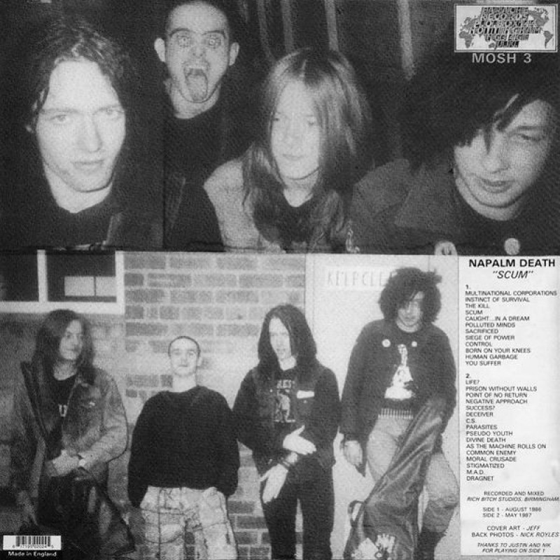 Napalm Death - Scum LP
