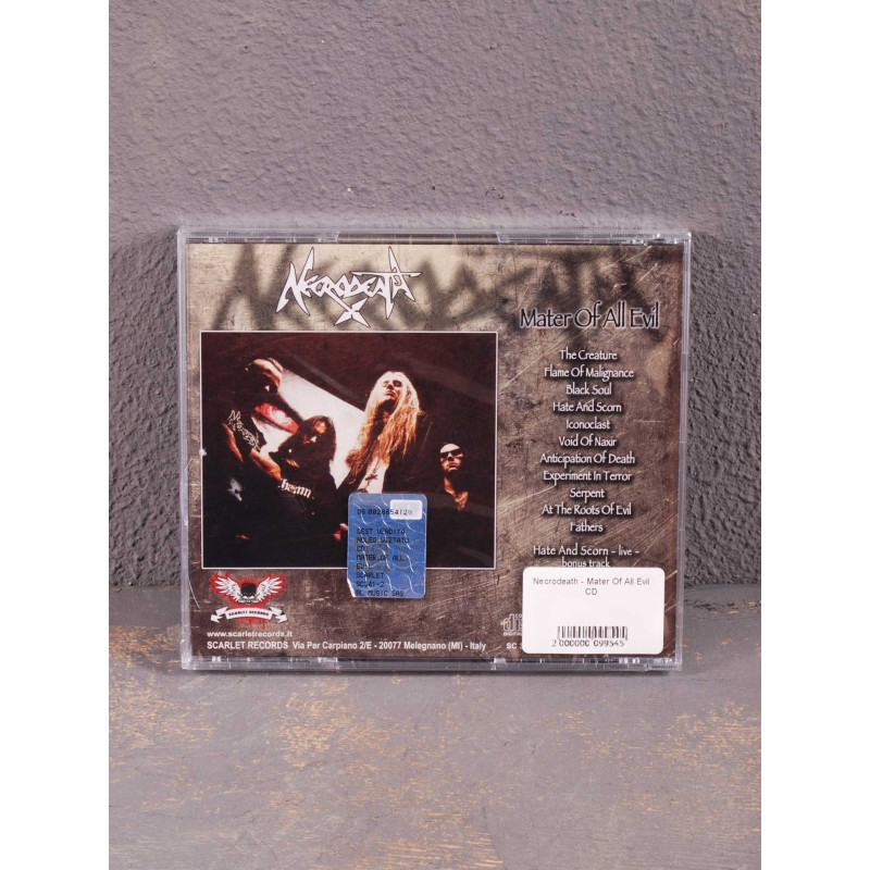 Necrodeath - Mater Of All Evil CD