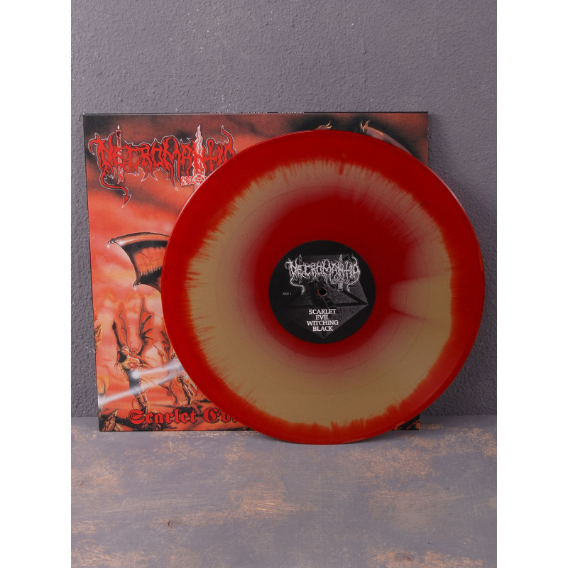 Necromantia - Scarlet Evil Witching Black LP (Bloodred / Gold Swirl Vinyl)