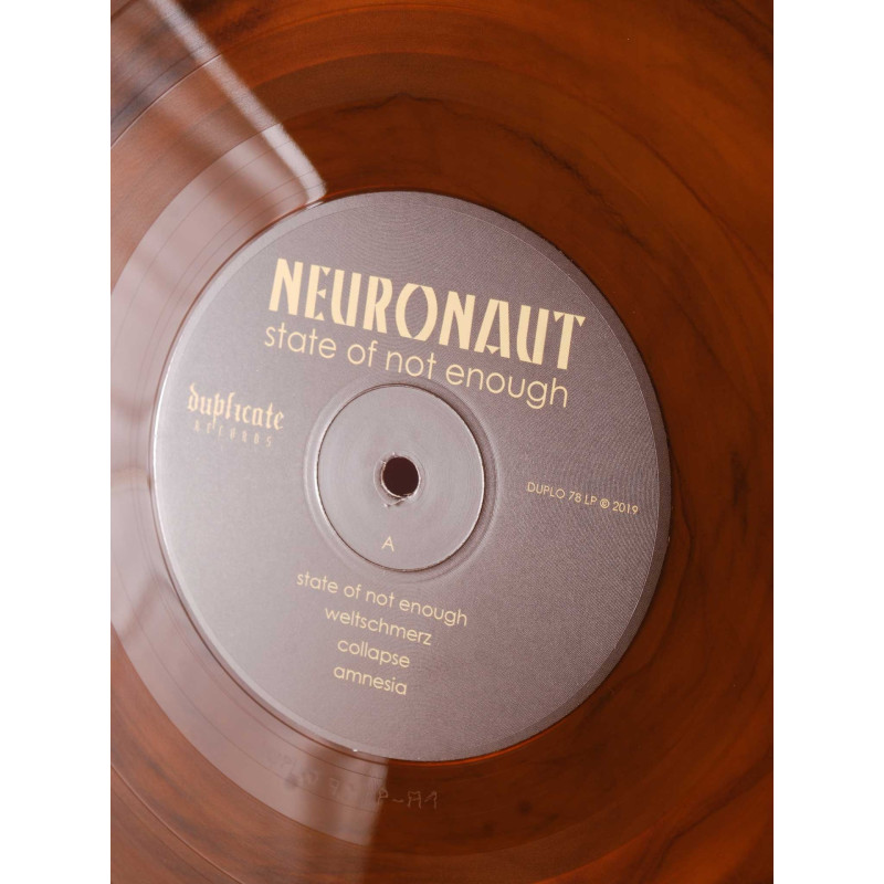 Neuronaut - State Of Not Enough LP (Orange / Black Marbled Vinyl)