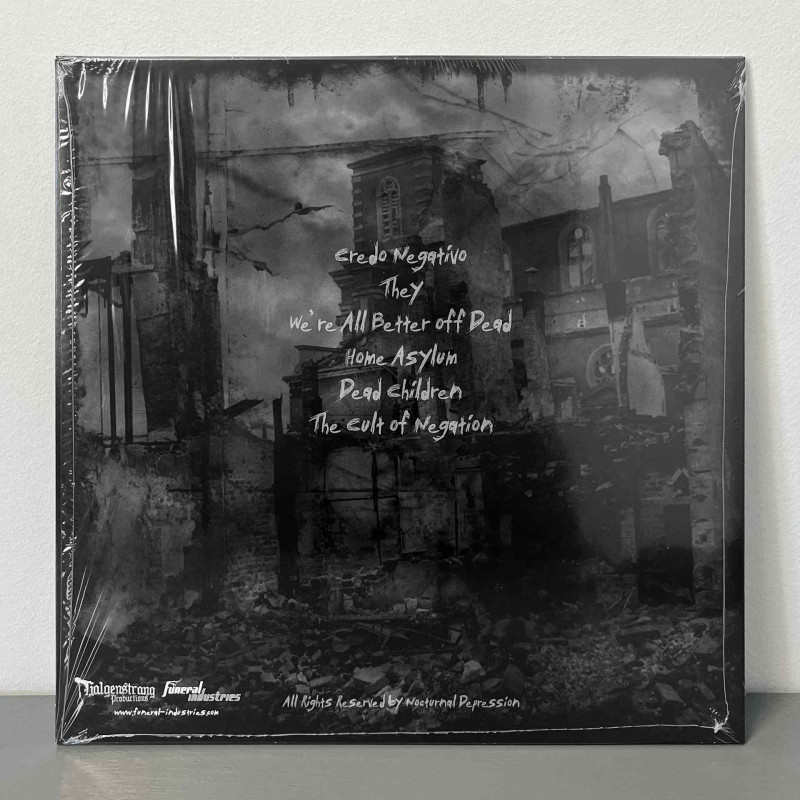 Nocturnal Depression - The Cult Of Negation LP (Clear Vinyl)