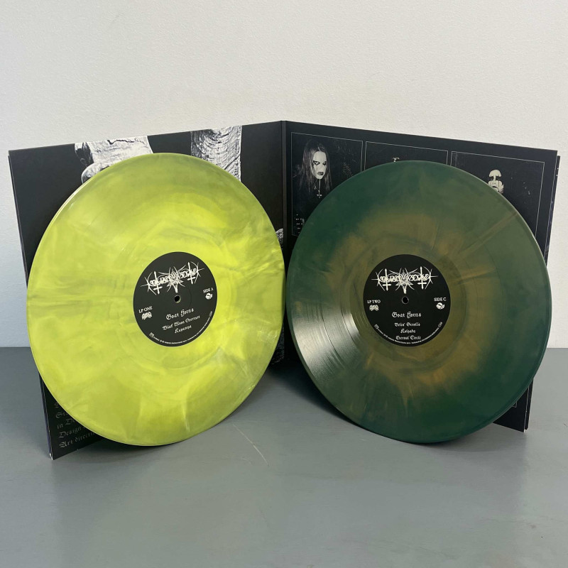 Nokturnal Mortum - Goat Horns 2LP (Gatefold Swamp Green/Yellow Galaxy & Sea Blue/Orange Galaxy)