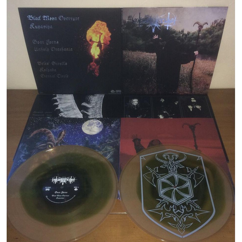 Nokturnal Mortum - Goat Horns 2LP (Gatefold Swamp Green In Beer Swirl Vinyl)