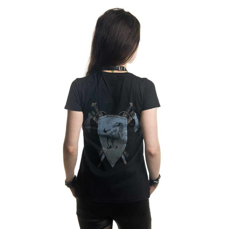Nokturnal Mortum - Helm In Flames Women's T-Shirt