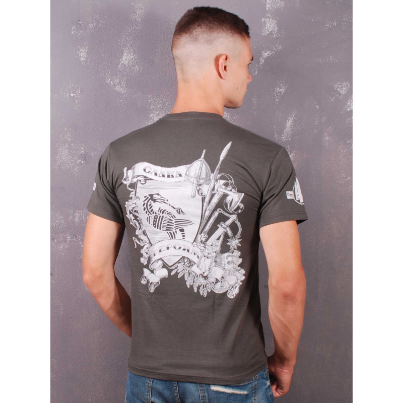 Nokturnal Mortum - Слава Героям (Hailed Be The Heroes) Grey T-Shirt
