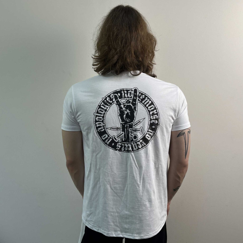 Nokturnal Mortum - No Apologies. No Remorse. No Regrets. (Gildan) White T-Shirt