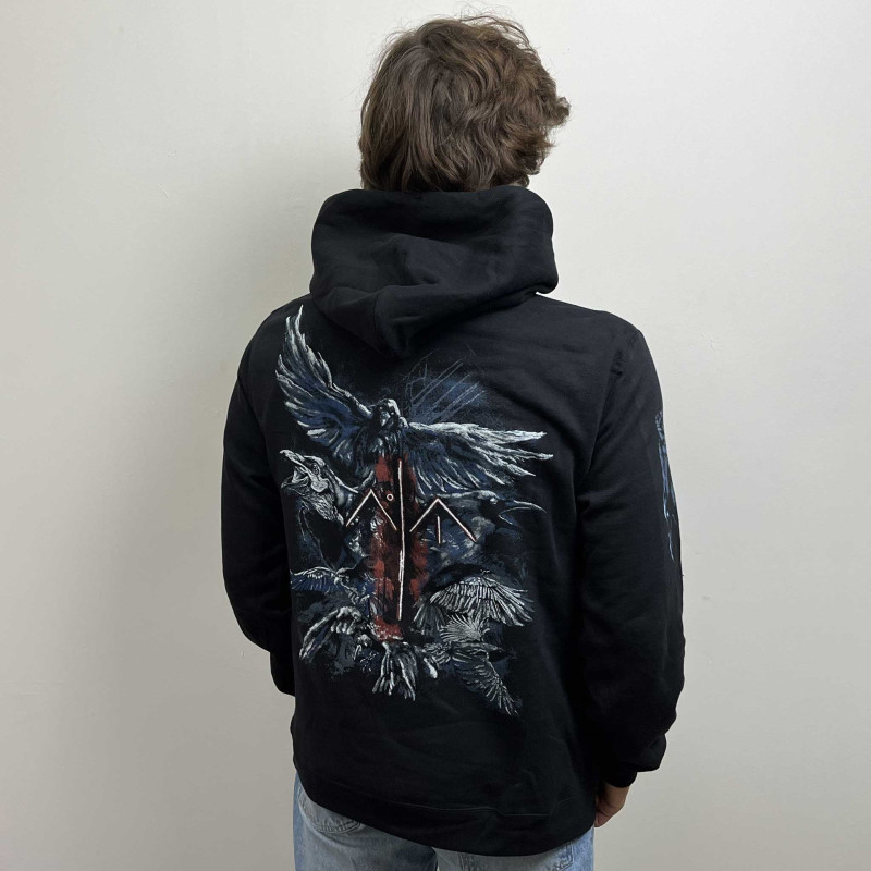 Nokturnal Mortum - Ravens (B&C) Black Hoodie