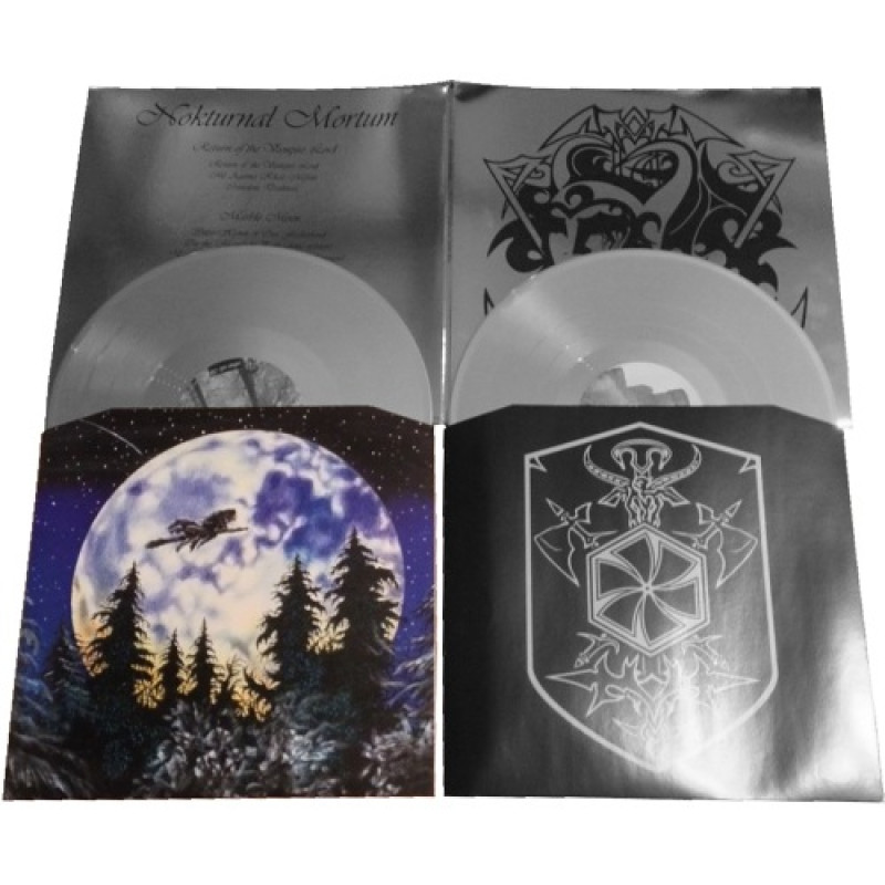 Nokturnal Mortum - Return Of The Vampire Lord / Marble Moon (Gatefold 2LP Silver Vinyl)