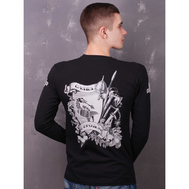 Nokturnal Mortum - Слава Героям (Hailed Be The Heroes) (FOTL) Black Longsleeve