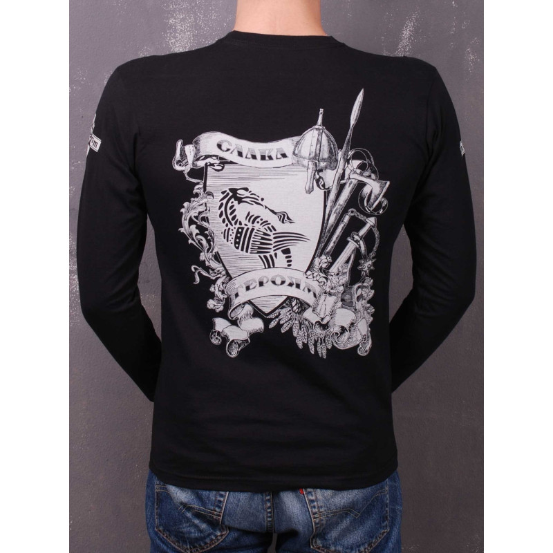 Nokturnal Mortum - Слава Героям (Hailed Be The Heroes) (FOTL) Black Longsleeve