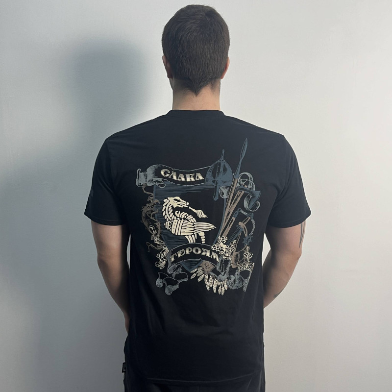 Nokturnal Mortum - Слава Героям (Hailed Be The Heroes) Black T-Shirt