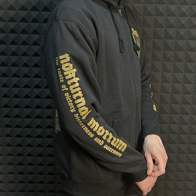 Nokturnal Mortum - The Taste Of Victory 2022 (FOTL) Black Zip Hoodie