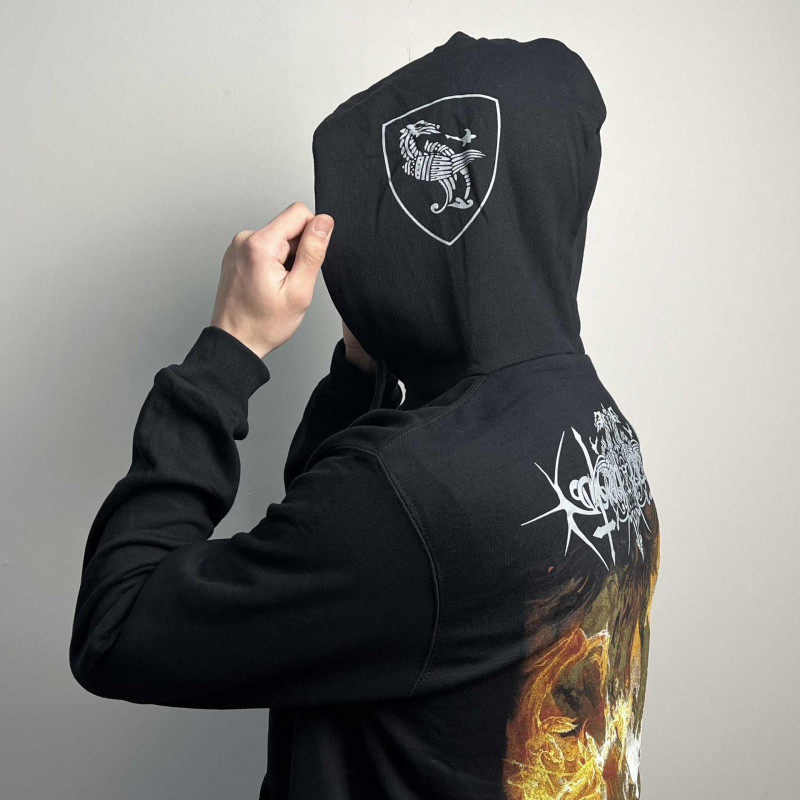 Nokturnal Mortum - Голос Сталі (The Voice Of Steel) Album Cover 2015 (B&C) Black Hoodie