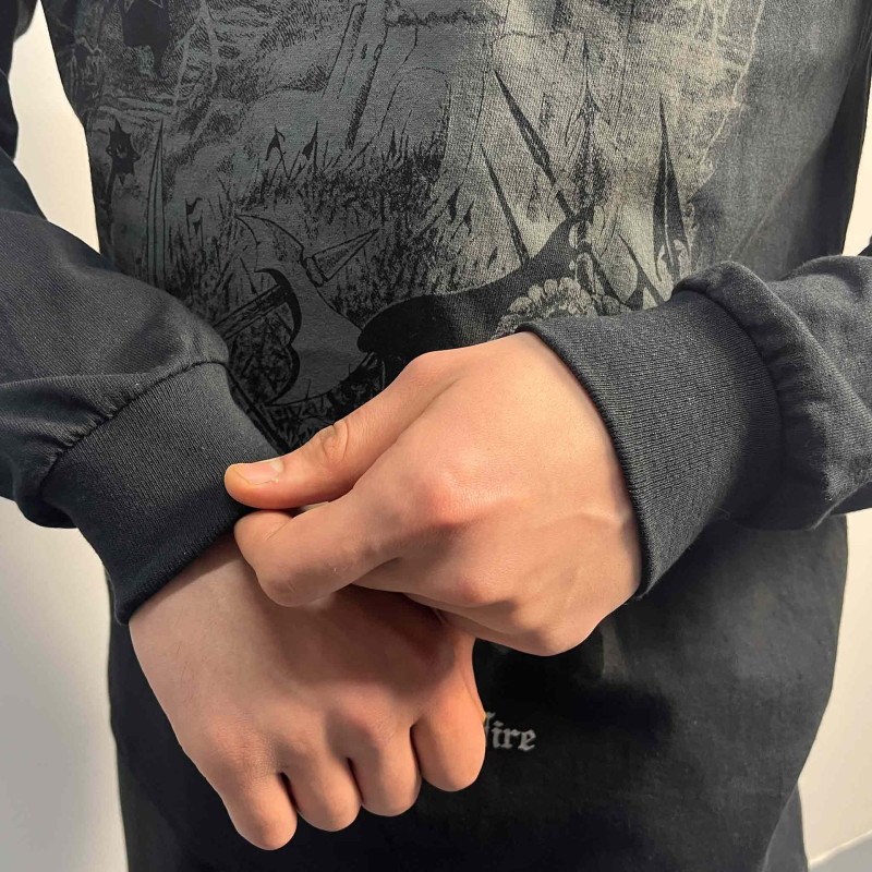 Nokturnal Mortum - To The Gates Of Blasphemous Fire 2020 (Gildan) Black Longsleeve