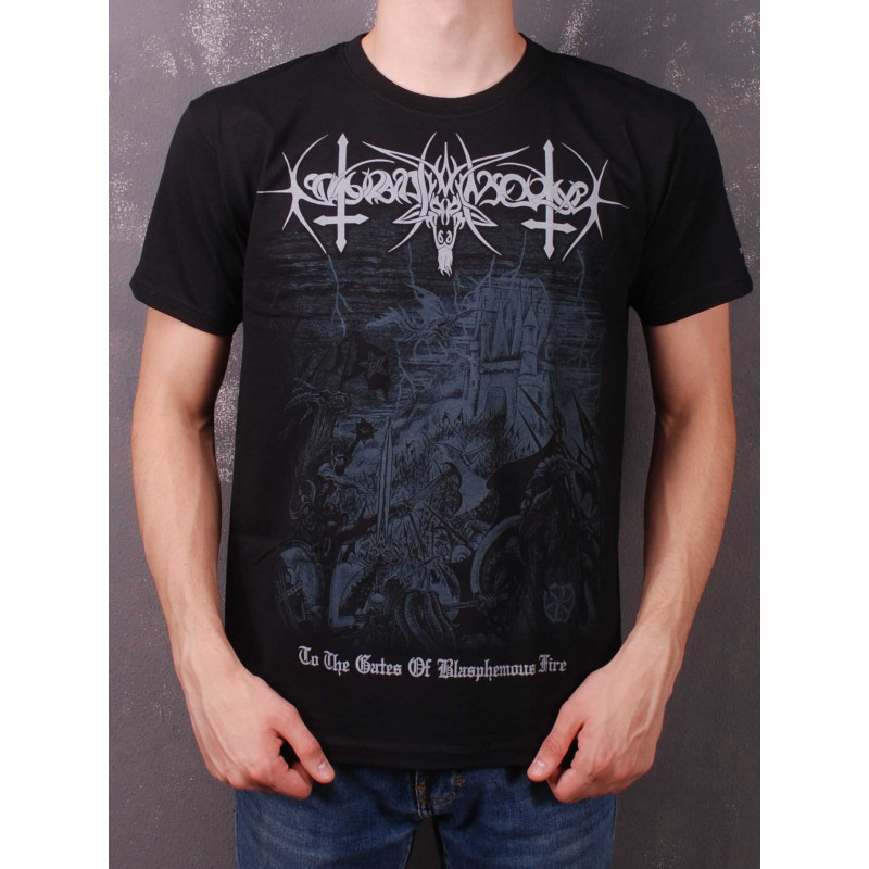 Nokturnal Mortum - To The Gates Of Blasphemous Fire (FOTL) Black T-Shirt