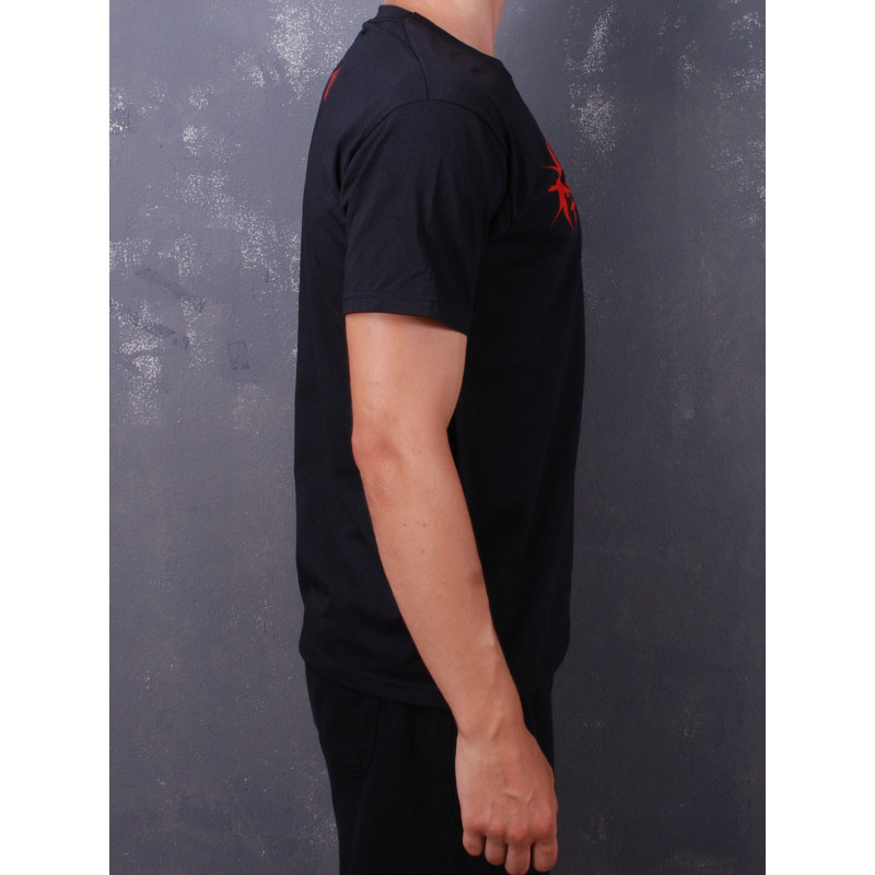 Nokturnal Mortum - Logo 2021 Red Molfa Black T-Shirt