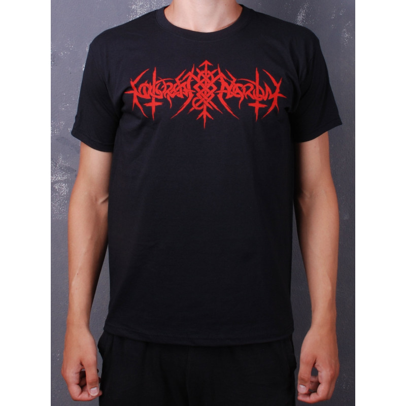 Nokturnal Mortum - Logo 2021 Red Molfa Black T-Shirt