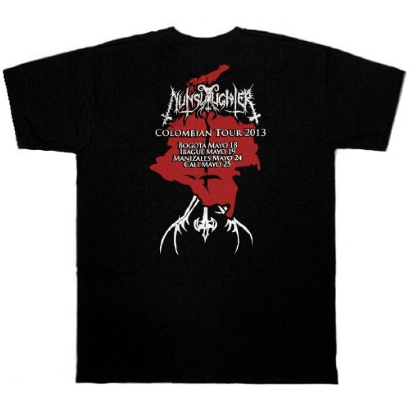 Nunslaughter - Colombian Tour 2013 T-Shirt