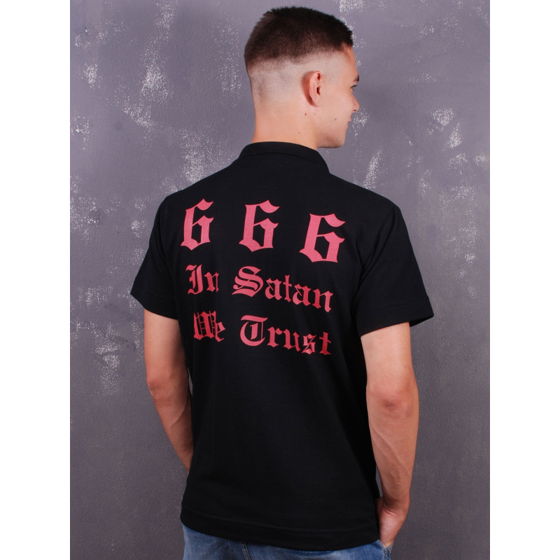Pentagram - 666 In Satan We Trust Polo
