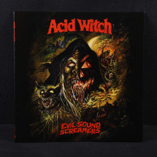 Acid Witch - Evil Sound Screamers LP (White / Red / Yellow Striped Vinyl)