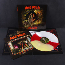Acid Witch - Evil Sound Screamers LP (White / Red / Yellow Striped Vinyl)