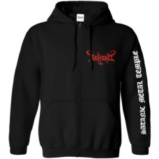 BEHERIT - Satanic Metal Temple Hooded Sweat Jacket