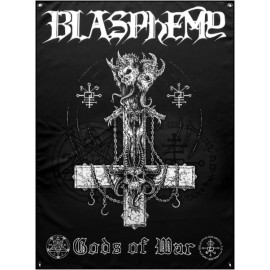 Blasphemy - Gods Of War (Cross) Flag