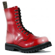 10 Eyelet Boots Red