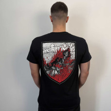 Burshtyn - Безвірник (Bezvirnyk) (Gildan) Black T-Shirt