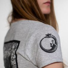 Burshtyn - Безвірник (Bezvirnyk) (FOTL) Grey Melange Lady Fit T-Shirt