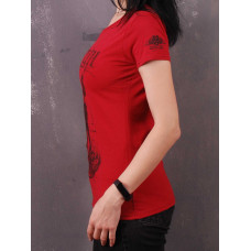 Burshtyn - Безвірник / Bezvirnyk Lady Fit T-Shirt Blood-Red