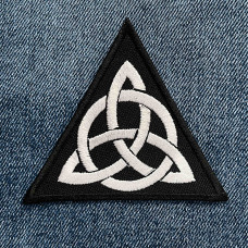 Celtic Knot White (Triangle) Patch