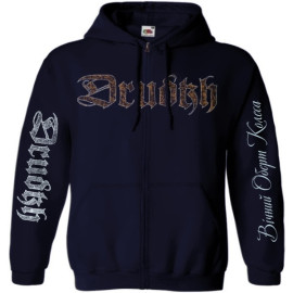 Drudkh - Вічний Оберт Колеса (Eternal Turn Of The Wheel) Hooded Sweat Jacket Dark Blue