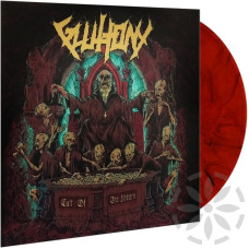 Gluttony - Cult of the Unborn LP (Red / Black Marbled Vinyl)
