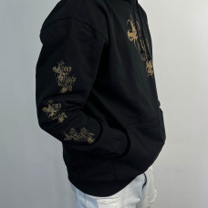 Grand Belial's Key - Petting Elder (AWDis) Black Hooded Sweat