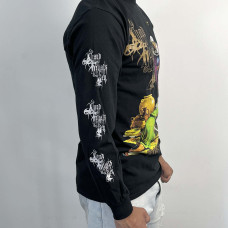 Grand Belial's Key - Petting Elder (Gildan) Black Long Sleeve