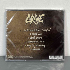 Grave - ...And Here I Die...Satisfied EP CD