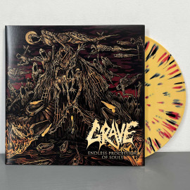 Grave - Endless Procession Of Souls LP (Gatefold Mustard With Heavy Red & Black Splatters Vinyl)