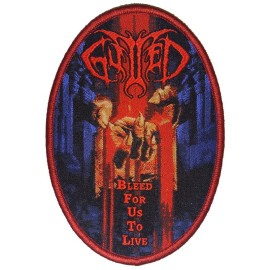 Gutted - Bleed For Us To Live Red Patch
