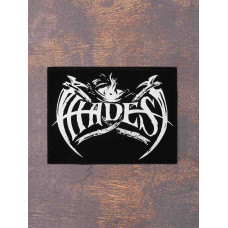 Hades White Logo Printed Patch