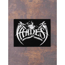Hades White Logo Printed Patch