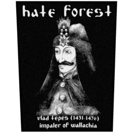 Hate Forest - Vlad Tepes White Back Patch