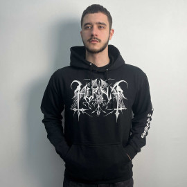 Horna - Envaatnags Eflos Solf Esgantaavne (AWDis) Black Hooded Sweat