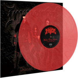 IMMORTAL - Damned in Black LP (Gatefold Clear with Red Marble Vinyl)