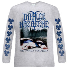 Impaled Nazarene - Pro Patria Finlandia 2018 Long Sleeve Grey