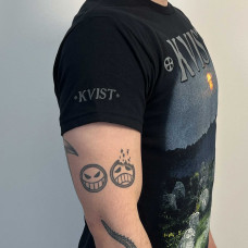 Kvist - For Kunsten Maa Vi Evig Vike (Gildan) Black T-Shirt